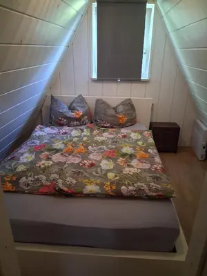 Ein Bett oder Betten in einem Zimmer der Unterkunft An der Holthemme