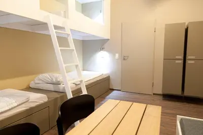 Ein Bett oder Betten in einem Zimmer der Unterkunft Haus Waldläufer