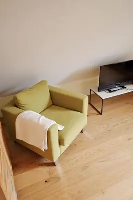 TV/Unterhaltungsangebot in der Unterkunft Forsthaus Wohnung 3 2 Pers Charme & Ausblick