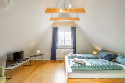 TV/Unterhaltungsangebot in der Unterkunft Forsthaus Wohnung 3 2 Pers Charme & Ausblick