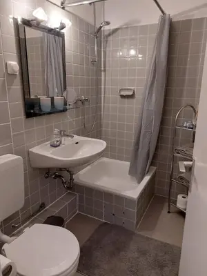 Ein Badezimmer in der Unterkunft Ferienwohnung Kuschelplatz