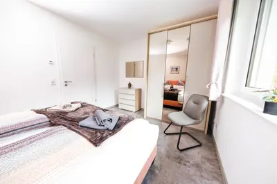 Ein Bett oder Betten in einem Zimmer der Unterkunft Appartment 1 Sonja