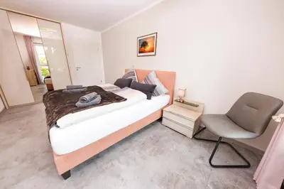 Ein Sitzbereich in der Unterkunft Appartment 1 Sonja