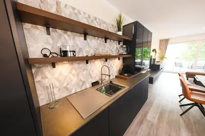 Küche/Küchenzeile in der Unterkunft Appartment 2 Anke