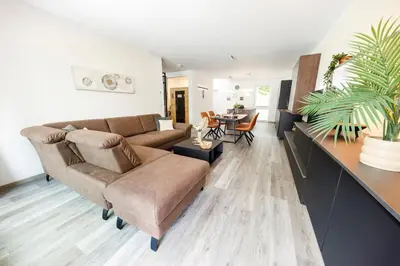 Ein Sitzbereich in der Unterkunft Appartment 2 Anke