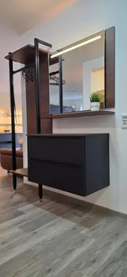 Küche/Küchenzeile in der Unterkunft Appartment 2 Anke