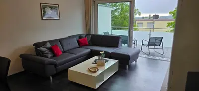 Ein Sitzbereich in der Unterkunft Appartment 4 Silke