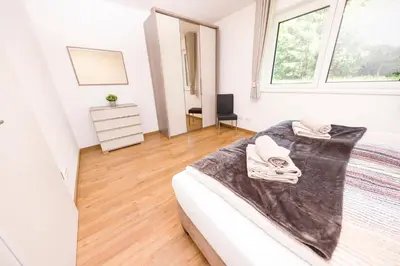 Ein Bett oder Betten in einem Zimmer der Unterkunft Appartment 5 Luise