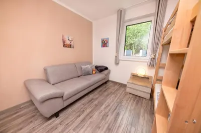 Ein Sitzbereich in der Unterkunft Appartment 6 Petra