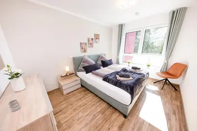 Ein Sitzbereich in der Unterkunft Appartment 7 Marie
