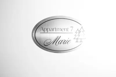 Ein Zertifikat, Auszeichnung, Logo oder anderes Dokument, das in der Unterkunft Appartment 7 Marie ausgestellt ist
