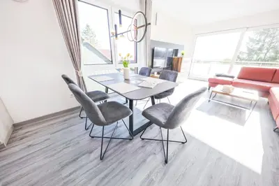 Ein Sitzbereich in der Unterkunft Appartment 8 Jella