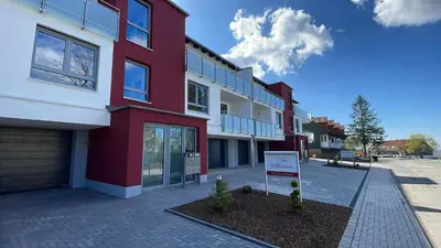 Das Gebäude in dem sich die Ferienwohnung befindet