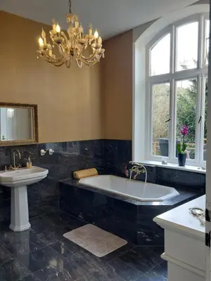 Ein Badezimmer in der Unterkunft Villa Elisabeth 1905