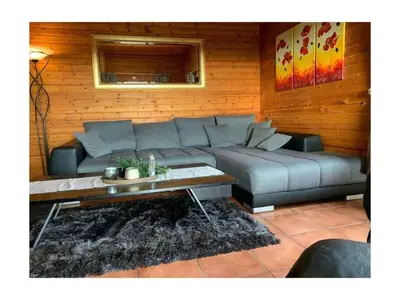Ein Sitzbereich in der Unterkunft Holiday home with 3 bedrooms