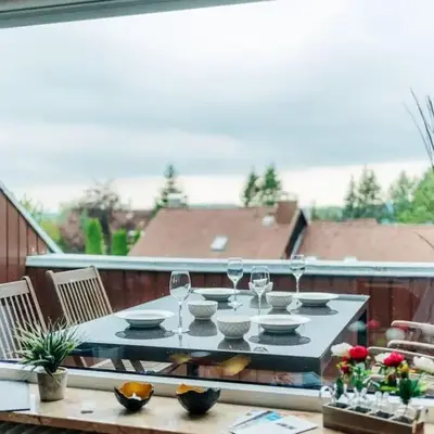 Ferienwohnung Jederzeit - Balkon