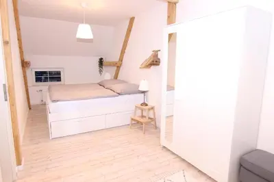Ein Bett oder Betten in einem Zimmer der Unterkunft Spindlerhof am Harz
