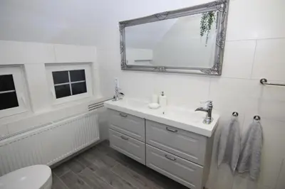 Ein Badezimmer in der Unterkunft Spindlerhof am Harz