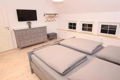 Ein Bett oder Betten in einem Zimmer der Unterkunft Spindlerhof am Harz