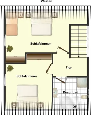 Grundriss der Unterkunft Ferienhaus Sammy