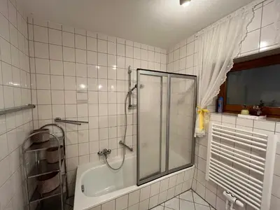 Ein Badezimmer in der Unterkunft Ferienwohnung KaLü 2