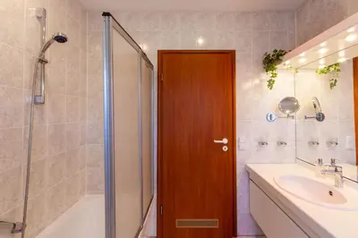 Ein Badezimmer in der Unterkunft Ferienwohnung KaLü 3