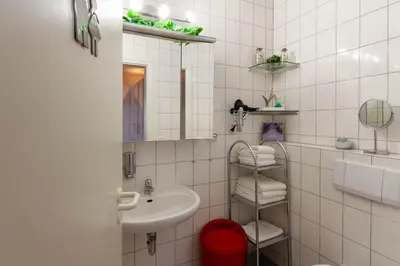 Ein Badezimmer in der Unterkunft Ferienwohnung KaLü 4
