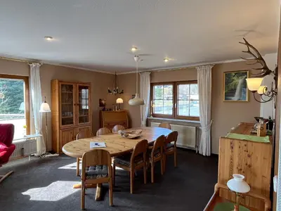 Ein Sitzbereich in der Unterkunft Ferienwohnung KaLü 4a
