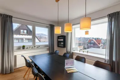 Grundriss der Unterkunft Ferienhaus BergZeit mit Garten, Grill, Terrasse, maximal 20 Personen