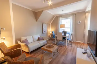 TV/Unterhaltungsangebot in der Unterkunft Ferienwohnung Abendsonne in der Villa Harzer Flair