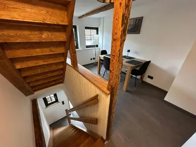 Ein Sitzbereich in der Unterkunft Ferienhaus 
