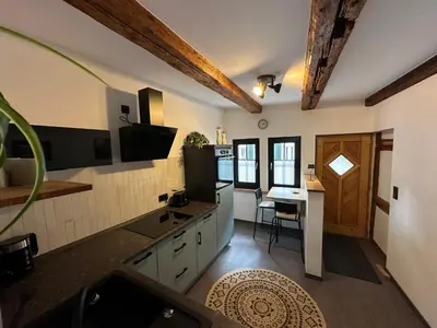 Küche/Küchenzeile in der Unterkunft Ferienhaus 