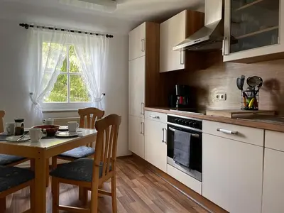 Küche/Küchenzeile in der Unterkunft Landhaus Wiesengrund