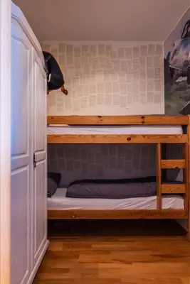 Ein Bett oder Betten in einem Zimmer der Unterkunft Muggel willkommen - Harz-Auszeit im Zauberquartier