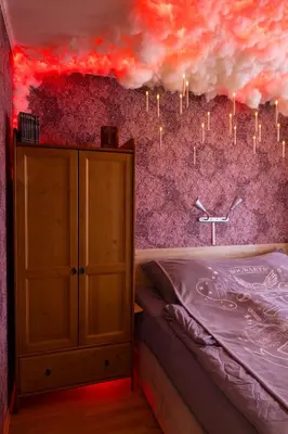 Ein Bett oder Betten in einem Zimmer der Unterkunft Muggel willkommen - Harz-Auszeit im Zauberquartier