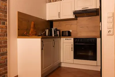 Küche/Küchenzeile in der Unterkunft Muggel willkommen - Harz-Auszeit im Zauberquartier