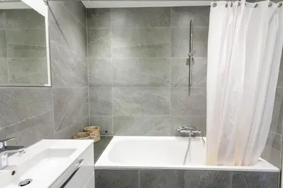 Ein Badezimmer in der Unterkunft Ferienwohnung Kuschelhexe mit großer Terrasse