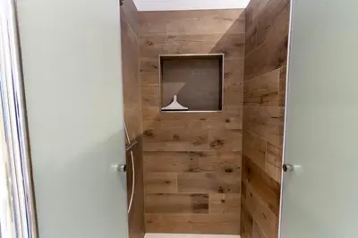 Ein Badezimmer in der Unterkunft Maisonette-Ferienwohnung Hexentraum