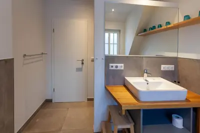 Ein Badezimmer in der Unterkunft Maisonette-Ferienwohnung Hexentraum