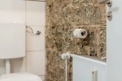 Ein Badezimmer in der Unterkunft Harz Vital Lodge - super gemütliche Ferienwohnung