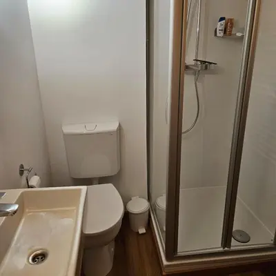 Ein Badezimmer in der Unterkunft Alte Wäscherei