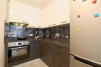 Küche/Küchenzeile in der Unterkunft Apartment Gipfelstürmer im Harz mit Schwimmbad