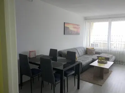 Ein Sitzbereich in der Unterkunft Apartment Gipfelstürmer im Harz mit Schwimmbad