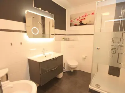 Ein Badezimmer in der Unterkunft Ferienwohnung Wurmbergherz