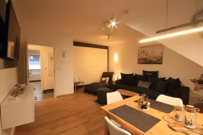 TV/Unterhaltungsangebot in der Unterkunft Ferienwohnung Wurmbergherz