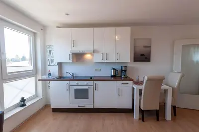Küche/Küchenzeile in der Unterkunft Apartment Kleine Elfe am Hasselkopflift