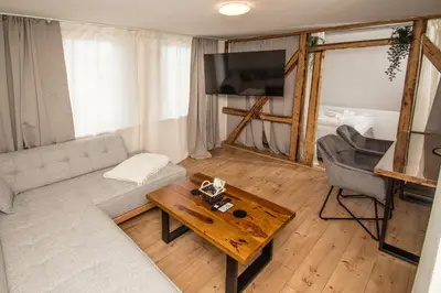 TV/Unterhaltungsangebot in der Unterkunft THEFIVE60 Apartments