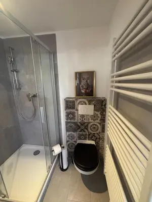 Ein Badezimmer in der Unterkunft Tiny House Am Goldbach