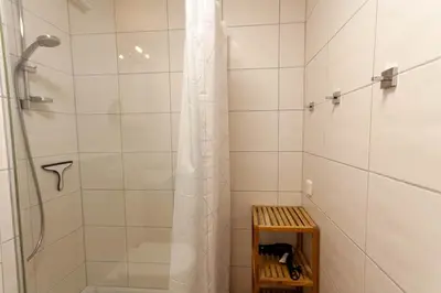 Ein Badezimmer in der Unterkunft Ferienwohnung Bergrast mit Balkon