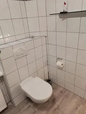Ein Badezimmer in der Unterkunft Im Harzer Vogelnest Spatzennest